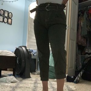 Dark Green Pants